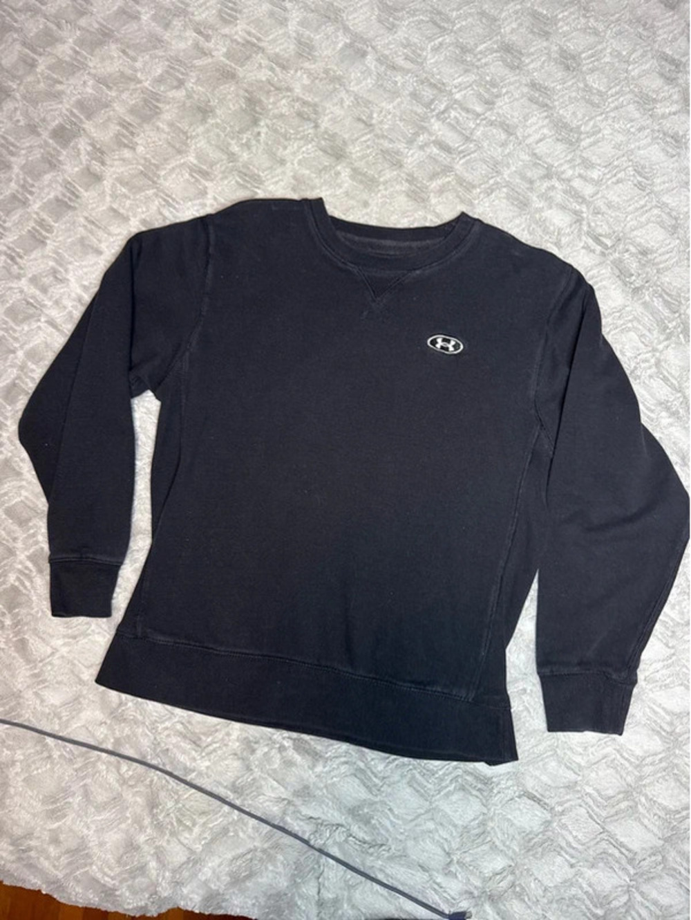Under armour med crew neck sweatshirt black
